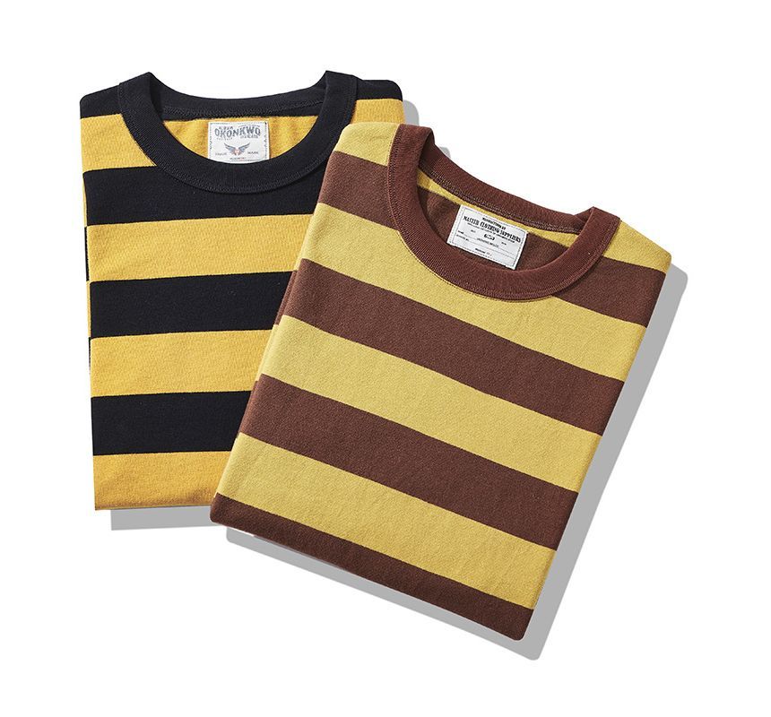 OKONKWO - Gestreept T-shirt met korte mouwen