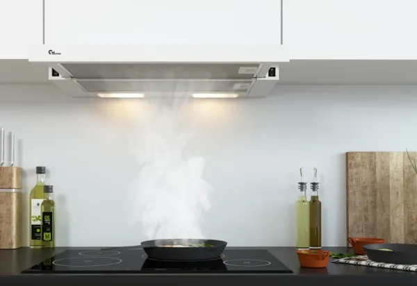 Emhætte Gemini III Emhætte til centralventilation 60 cm. - Hvid