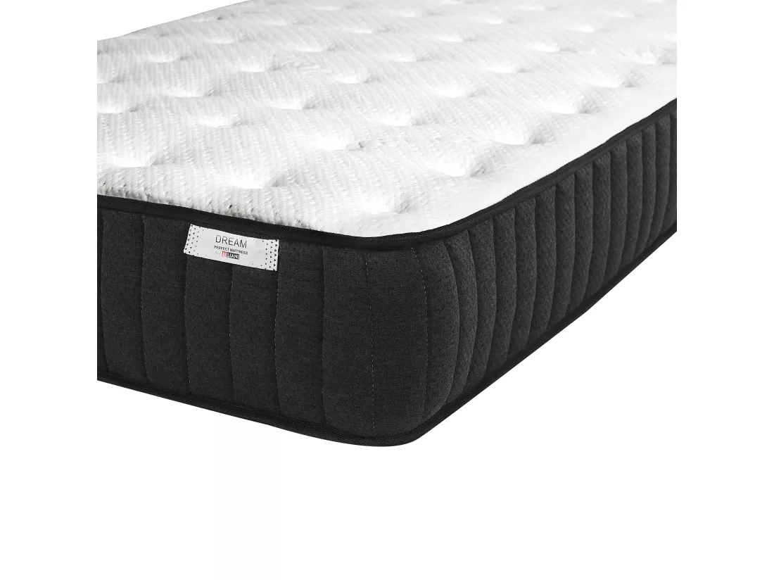 Matelas à ressorts ensachés en latex DREAM Moyennement ferme 90 x 200 cm