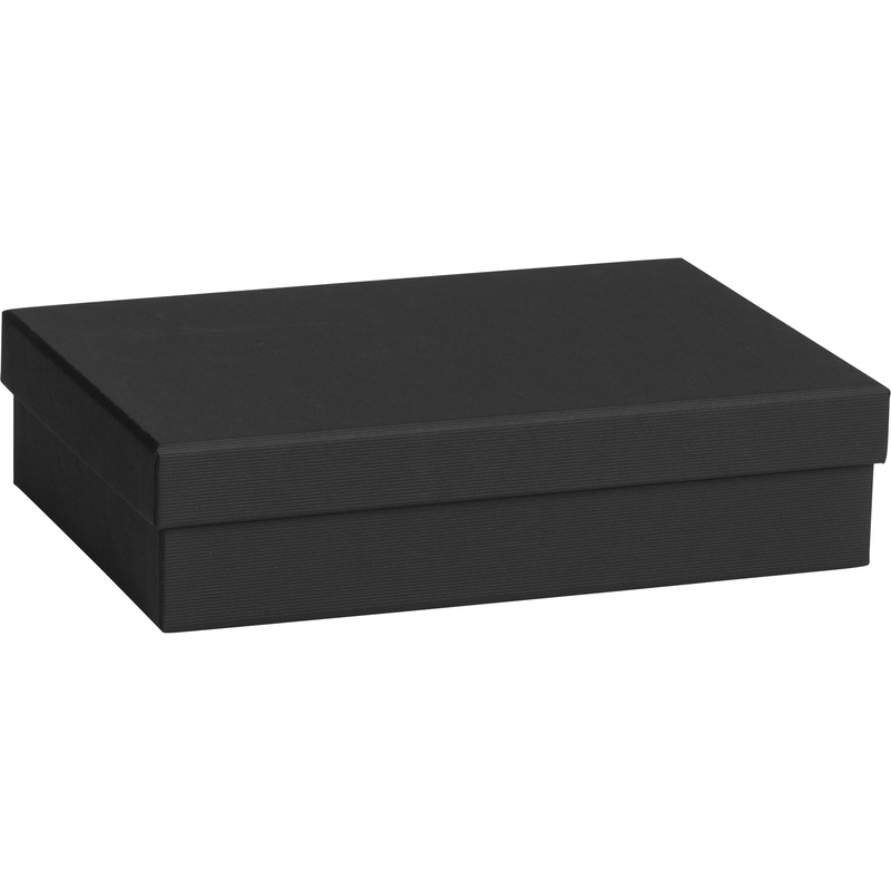 Stewo Geschenkschachtel One Colour, 165 x 240 x 60 mm, schwarz, 1 Stück