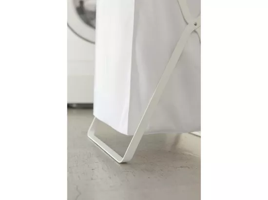 Panier à Linge Pliable Blanc - H64 cm