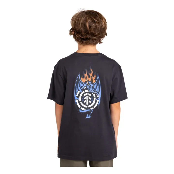 Element T-shirt Dragon | Noir