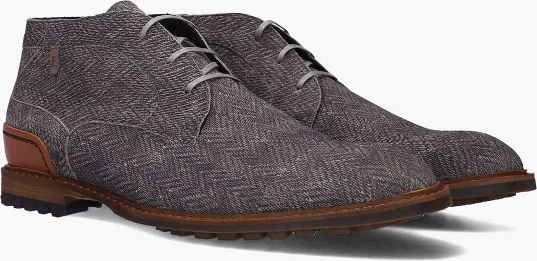 grijze floris van bommel veterschoenen sfm-50159 crepi