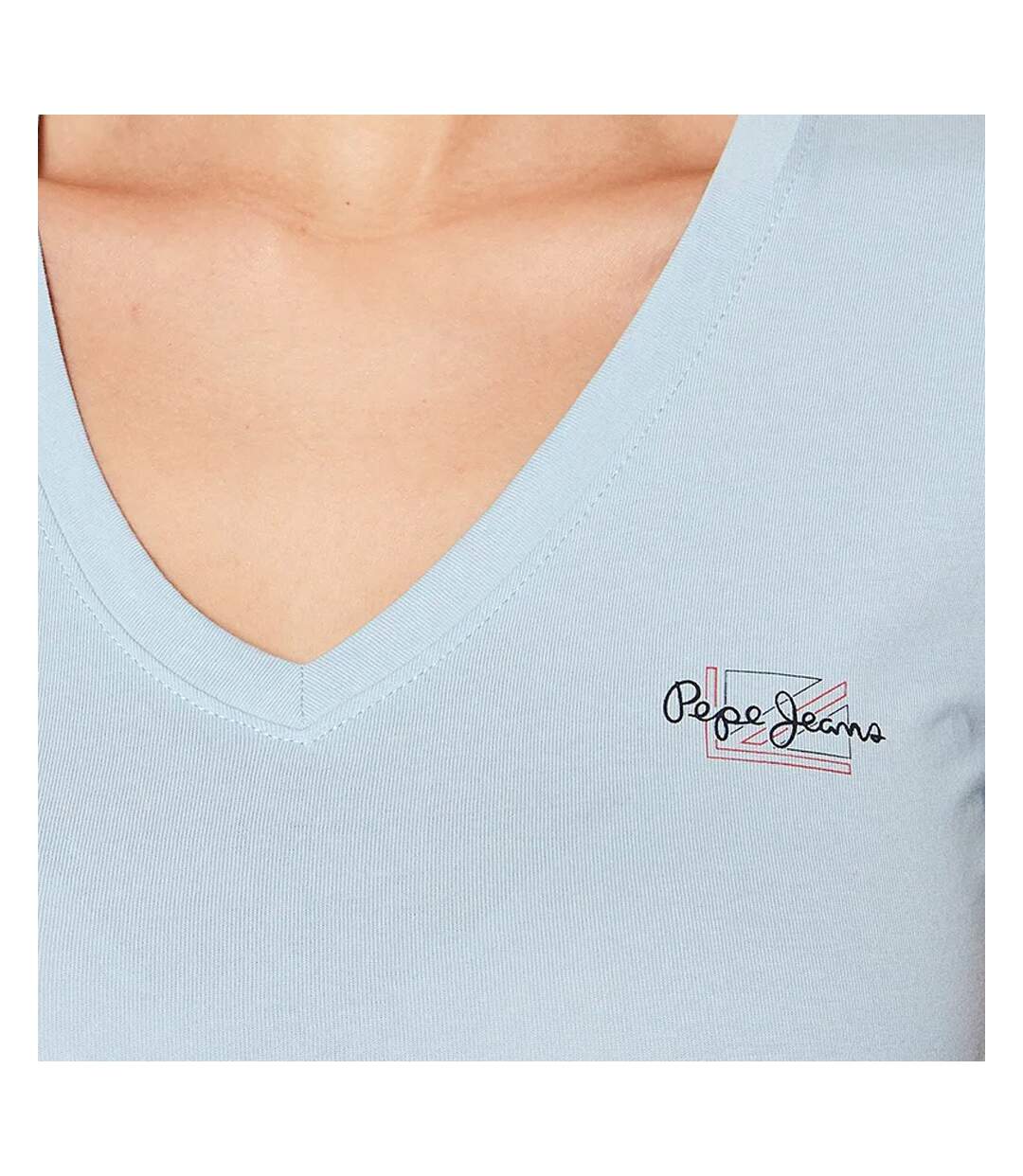 T-shirt Bleu Femme Pepe Jeans Bleu N