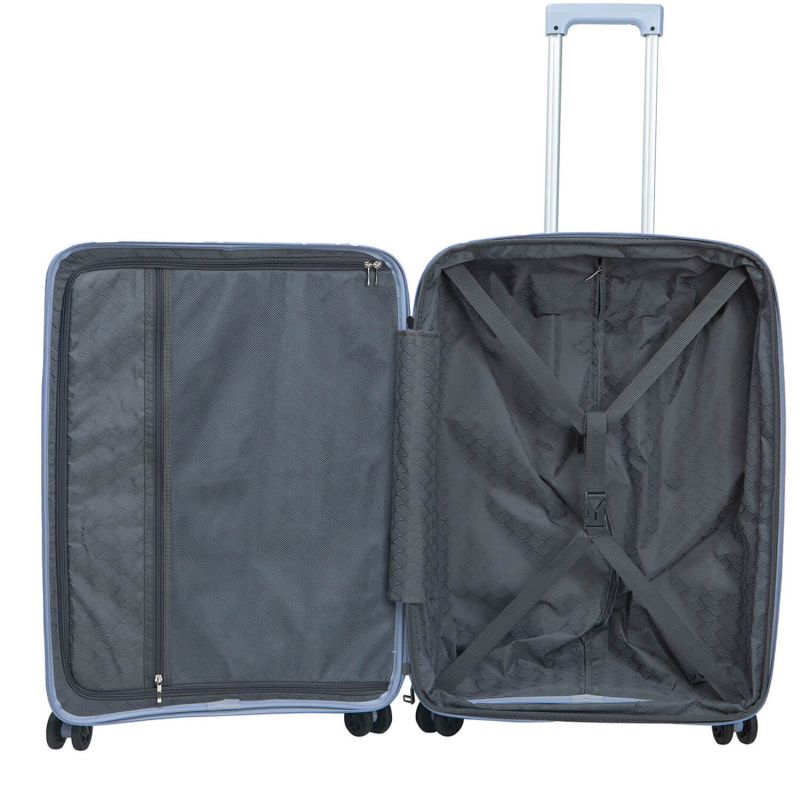 Lot de 3 valises extensibles Haree 55, 67 et 76.5 cm Macaron purple