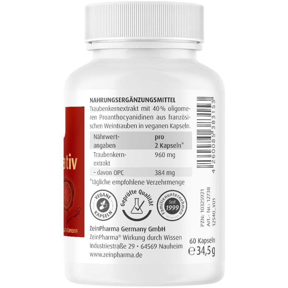 ZeinPharma® OPC Kapseln nativ 192 mg