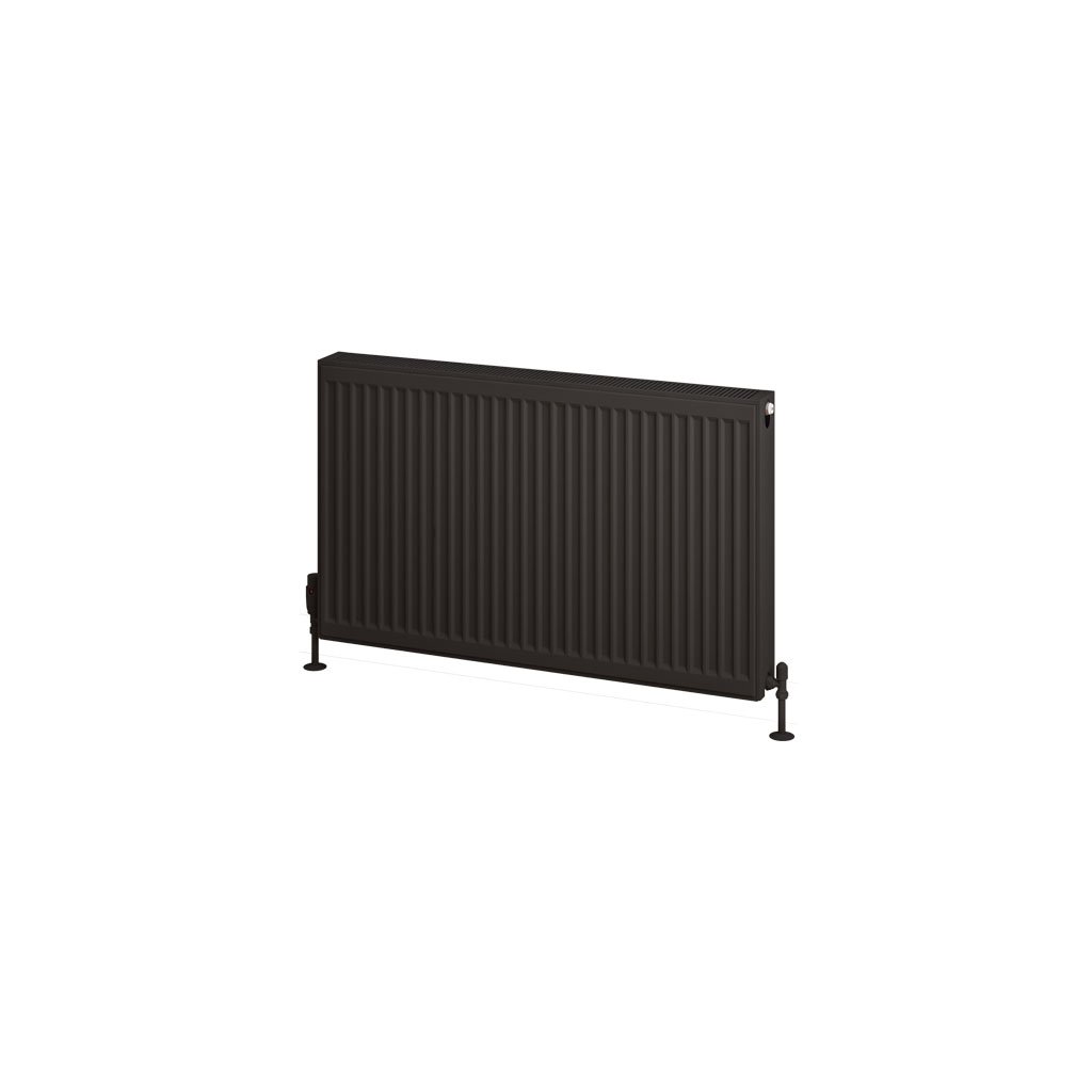 Eastbrook Type 22 paneelradiator 100x60cm 2074W zwart mat