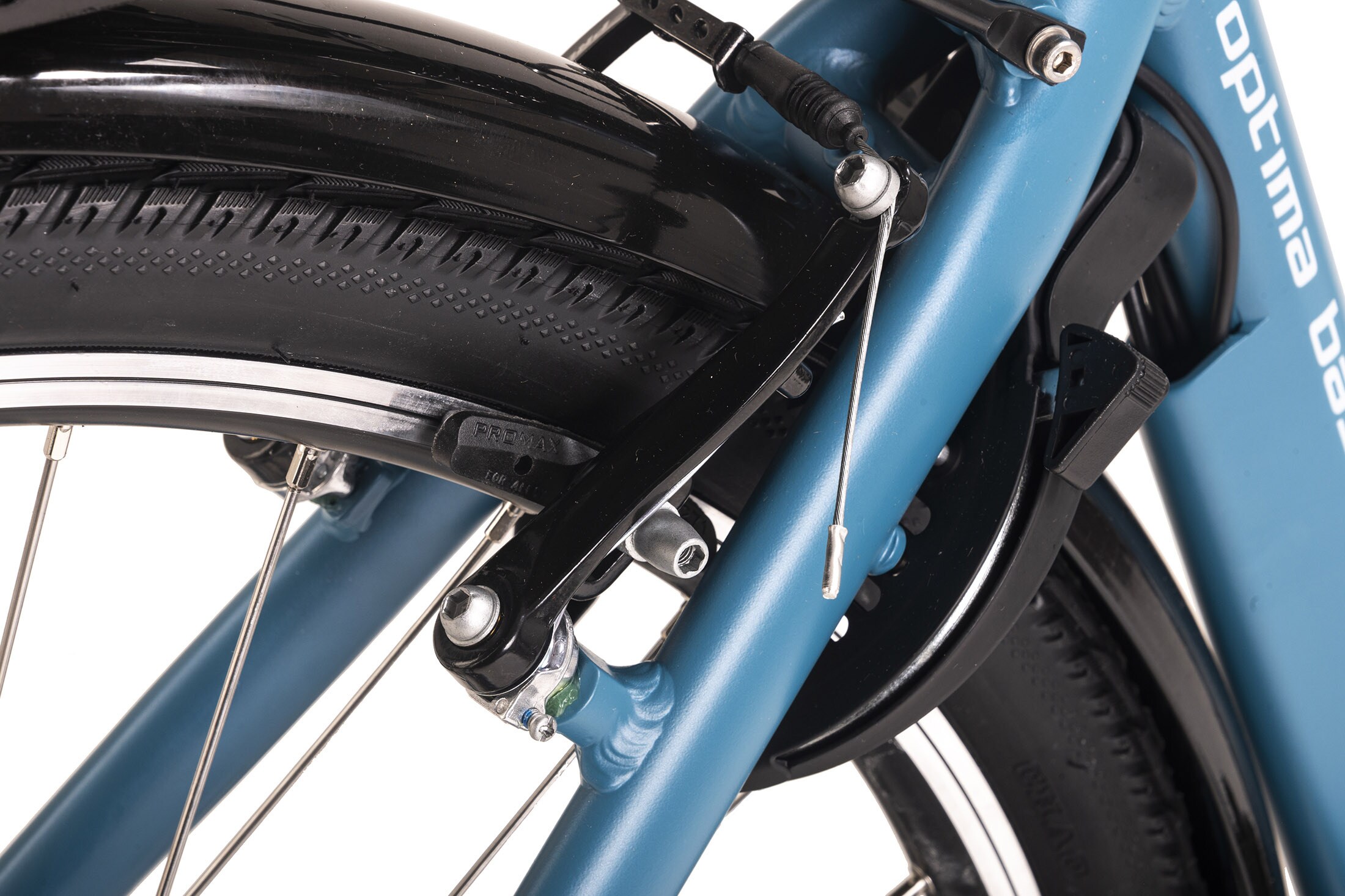 Hollandia E-Citybike Damen 28'' Optima Basic Blau 7 Gänge
