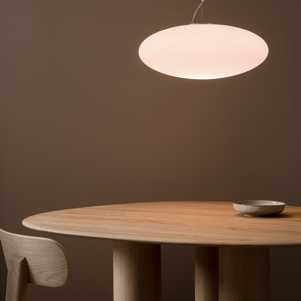 AM.PM<br>Luminária pendente em vidro fosco, formato oval, Raeyes