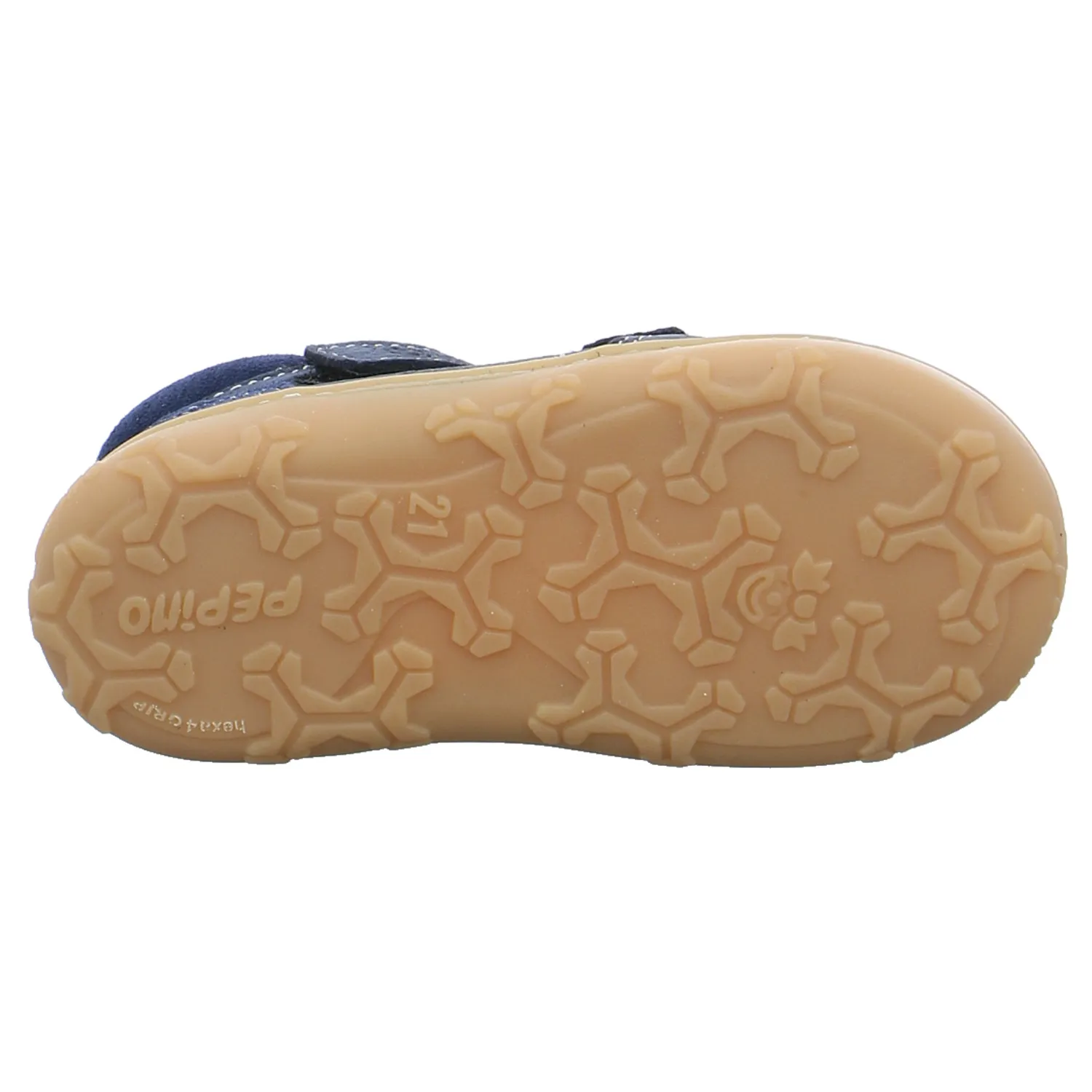 PEPINO Baby-Sommer-Bottine Dunkelblau Leder  Unisex Minilette