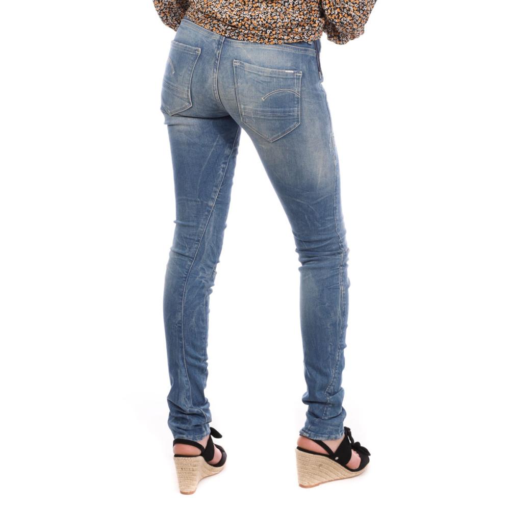 G-Star RAW Jean Slim Bleu Effet usé Femme G-Star Arc 3D