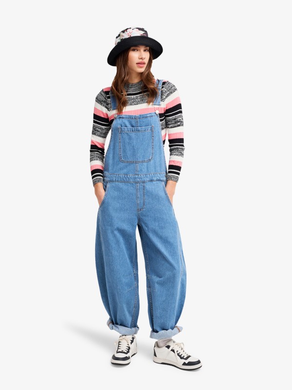 Wild Heart Salopette en jean Bleu Femme