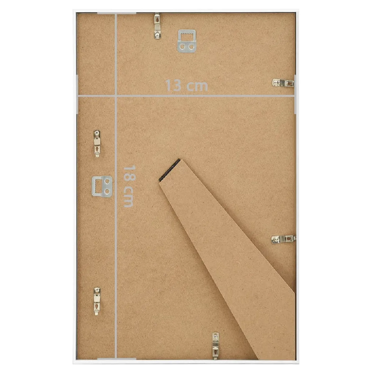 vidaXL Collage de cadres photo 5 pcs Blanc
