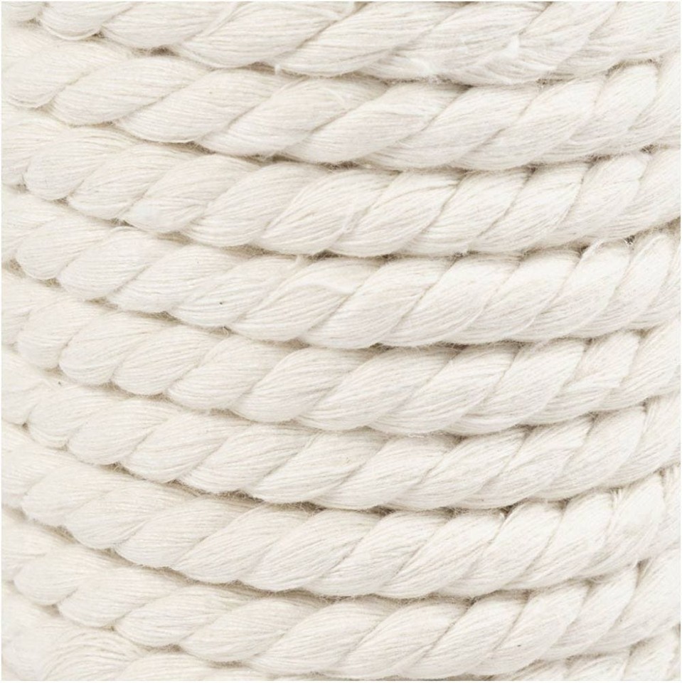 Craft Kit - Macramé reb - Råhvid