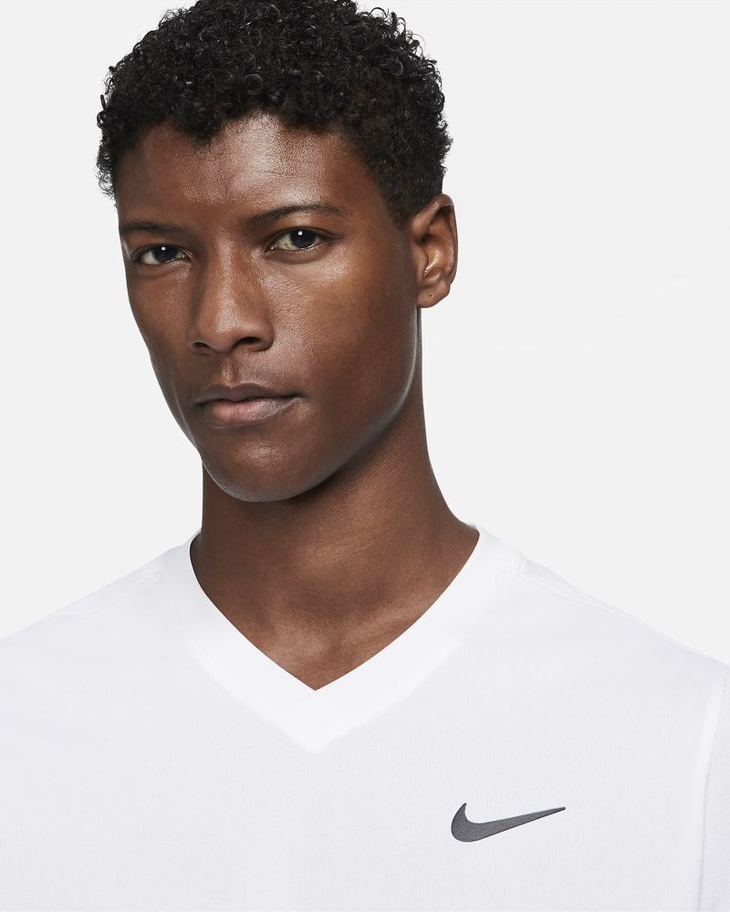 Haut de tennis Nike NikeCourt Blanc pour homme