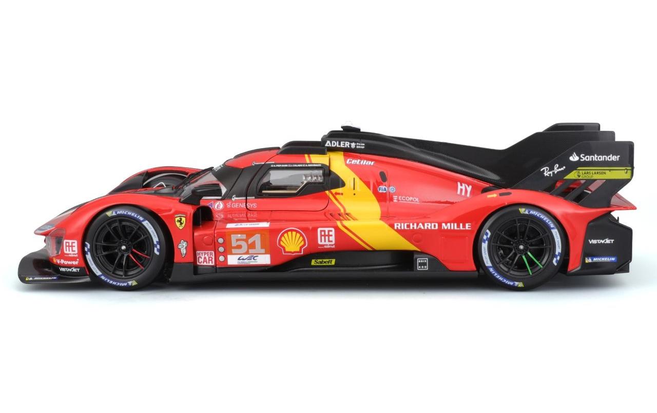 Ferrari 499P Le Mans Champion 2023 Rot 1:18Sammlermodell im Massstab 1:18