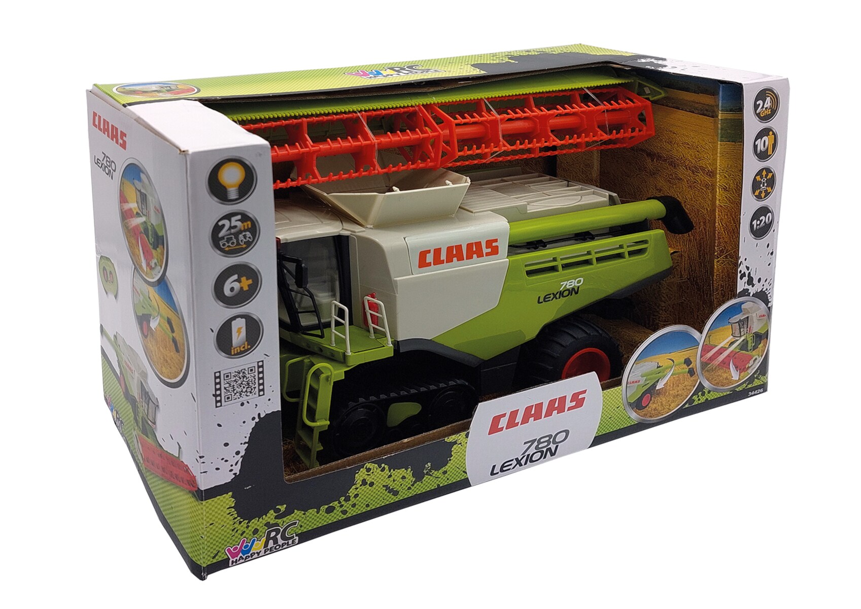 Happy People - Ferngesteuerter Mähdrescher - Claas Lexion 780 (Maßstab 1:20)