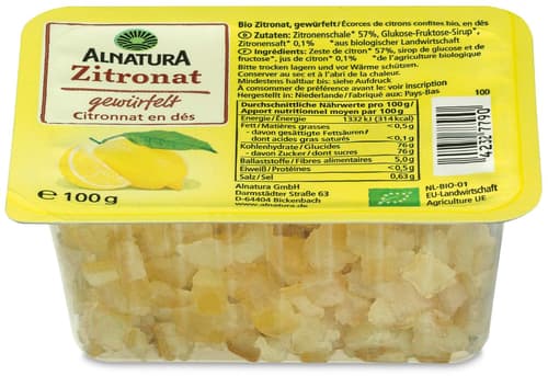 Alnatura Bio Zitronat