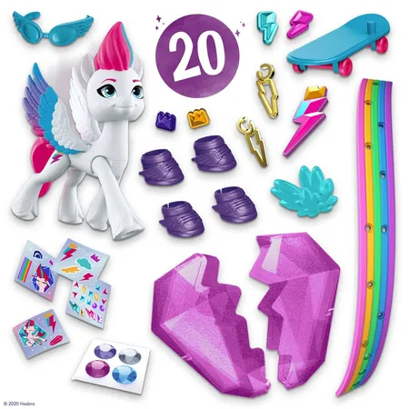 Hasbro My Little Pony: A New Generation Kristall-Abenteuer Ponys, 1 Set, sortiert