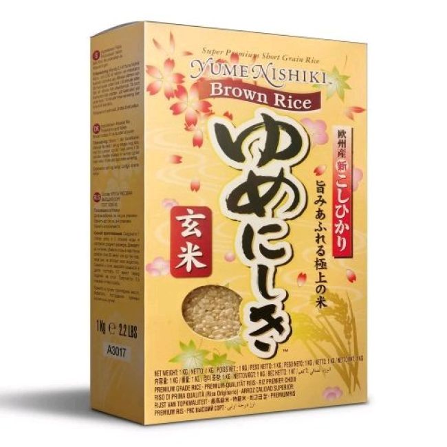 Yume Nishiki Bruine Rijst 1kg