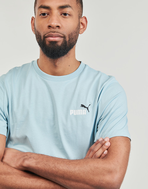 Puma - ESS+ 2 COL SMALL LOGO TEE - Bleu