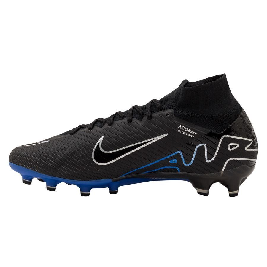 Nike Air Zoom Mercurial Superfly Elite 9 AG-PRO Shadow - Noir/Chrome/Bleu