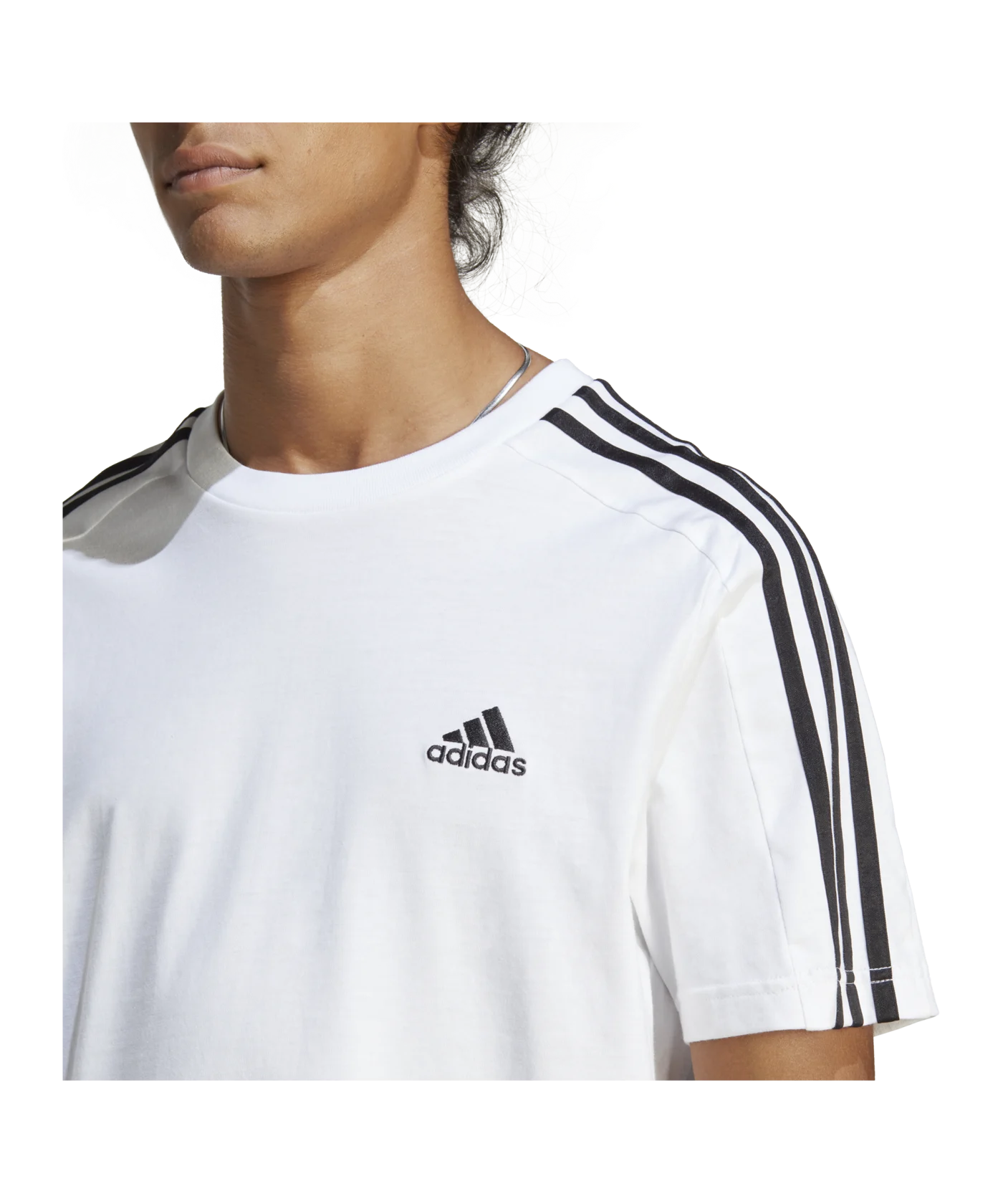 adidas 3S T-Shirt Weiss Schwarz