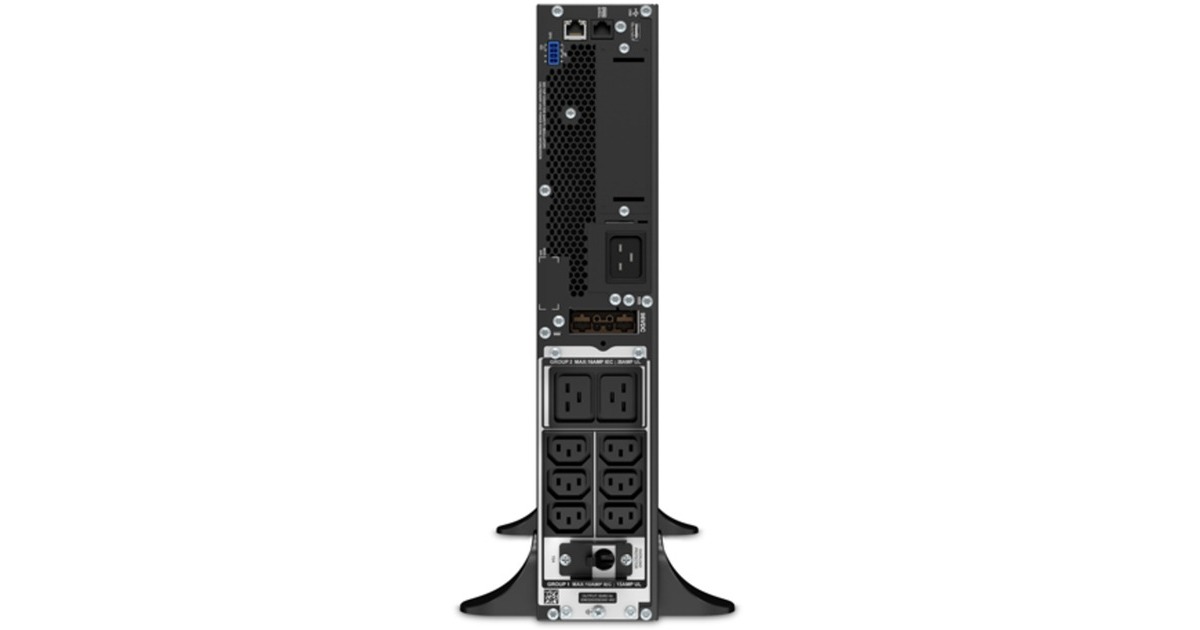 APCSmart-UPS On-Line SRT3000XLW-IEC ups  (Zwart, 3000VA, 6x C13, 2x C19 uitgang, 208V/230V input)