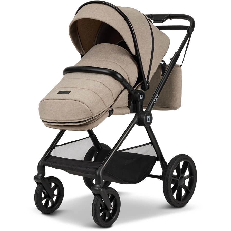 MOON Kombikinderwagen Clicc mud melange