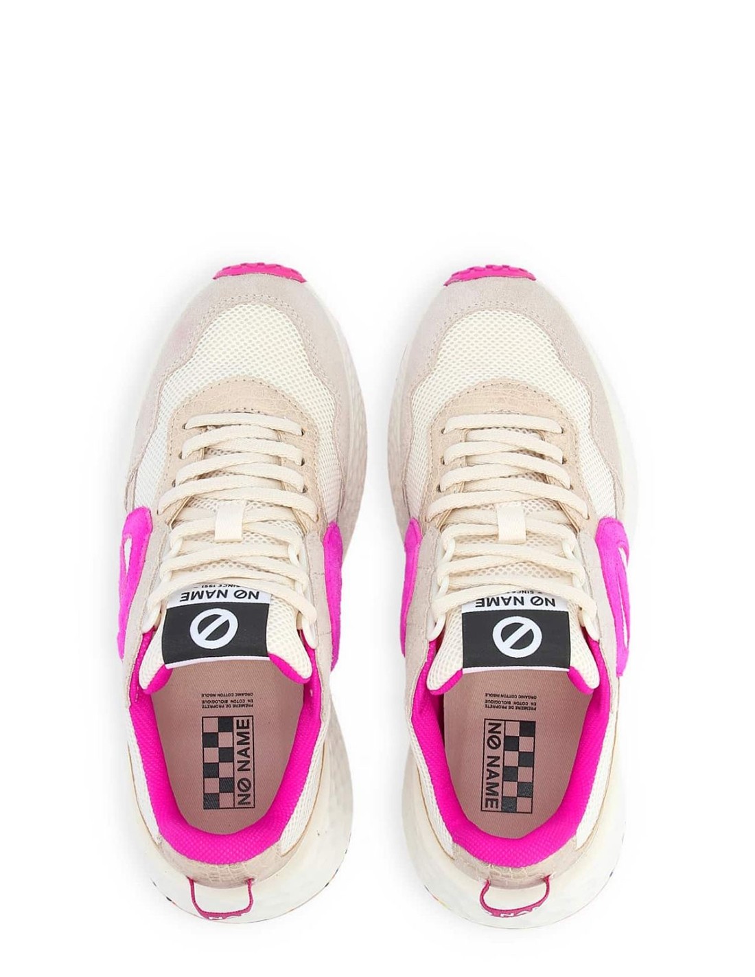no name Basket de Ville Femme carter jogger w Beige/Rose