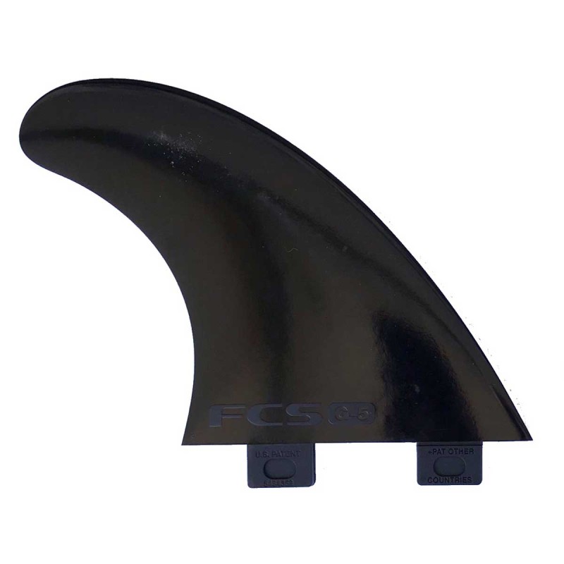 Ailerons FCS G5 Tri Fin Set Black - The Corner Shop