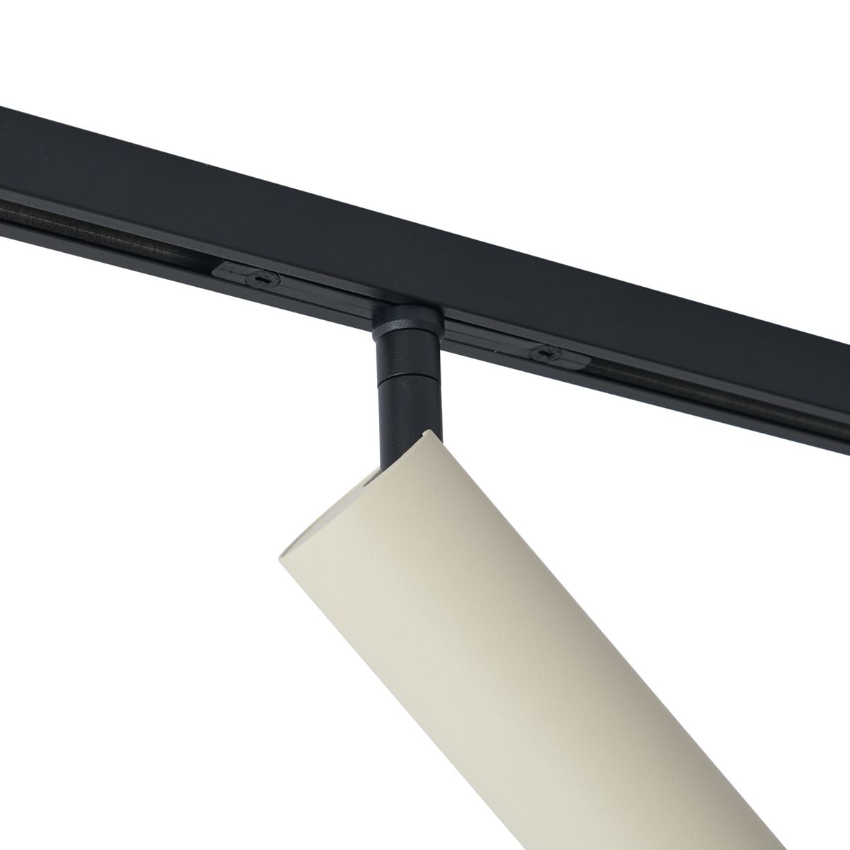 Moderne spot beige met zwart voor railsysteem 1-fase GU10 35mm - Slimline Uzzy