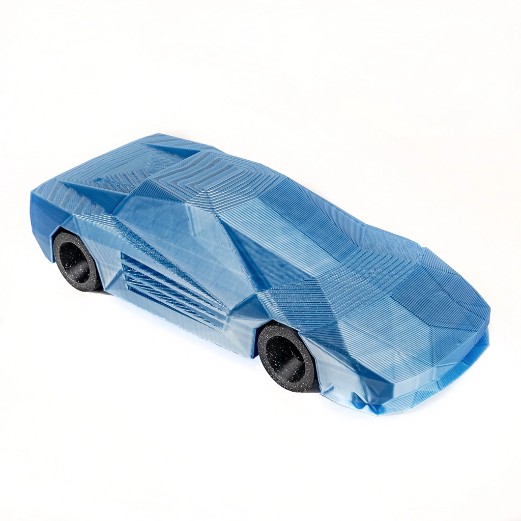 Polymaker  Panchroma™ PLA Dual Silk Beluga (Silver-Blue), 1,75 mm / 1000 g    Zweifarbige Magie mit Seidenglanz in Beluga