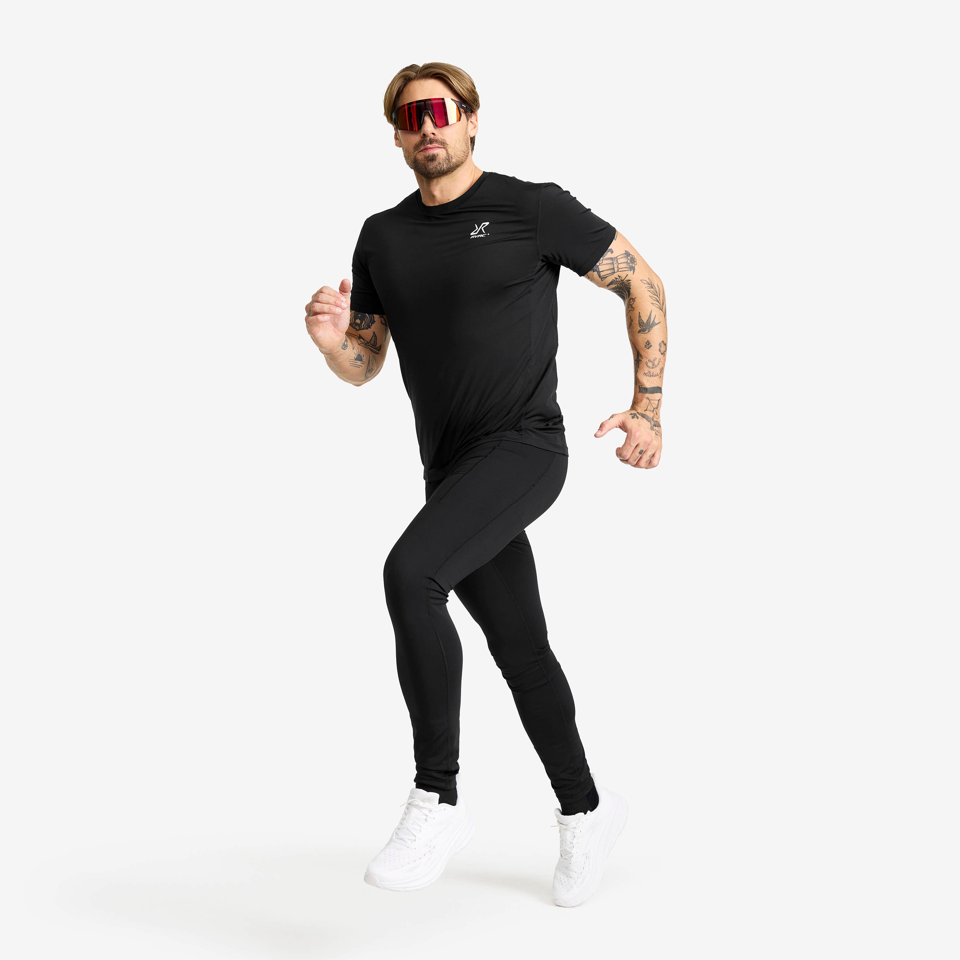 Stride Active T-shirt Herre Black
