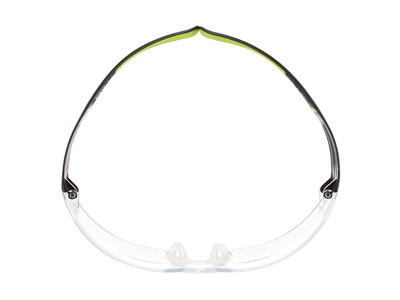 3M Schutzbrille SecureFit 425 mit  2.5 Dioptrie, Transparen Bügelbrille mit Lesebrille SF425 und  2.5 Dioptrie