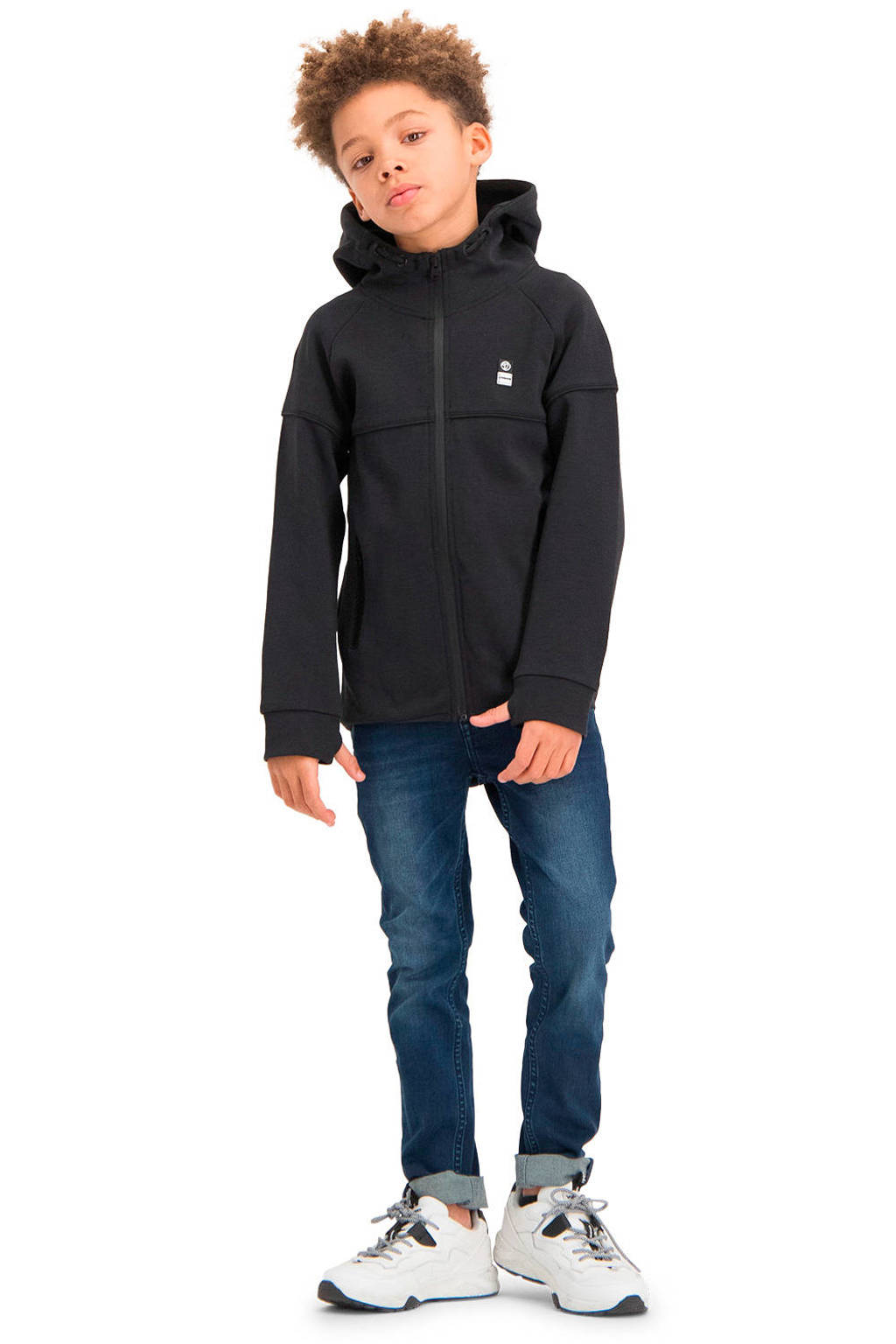 Vingino sweatvest met katoen zwart