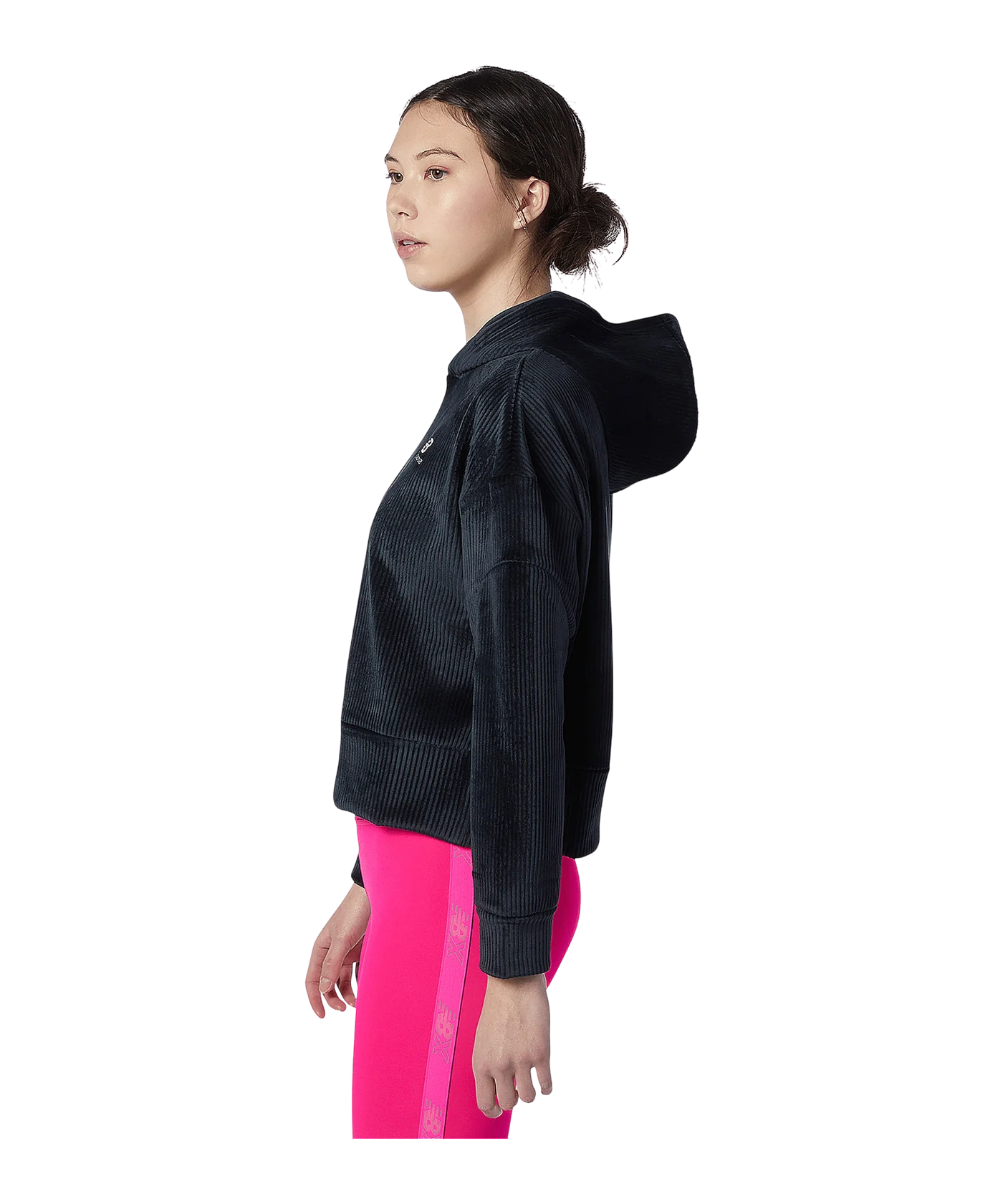 New Balance Hoody Damen Schwarz FBK