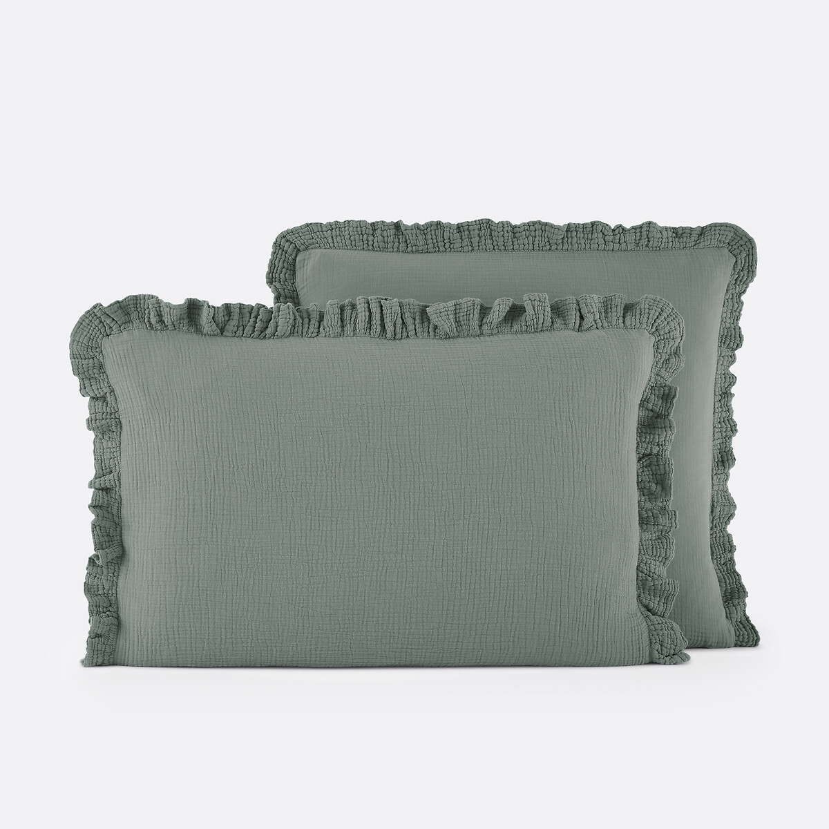 LA REDOUTE INTERIEURS<br>Fronha tetra lisa com folho, Kumla