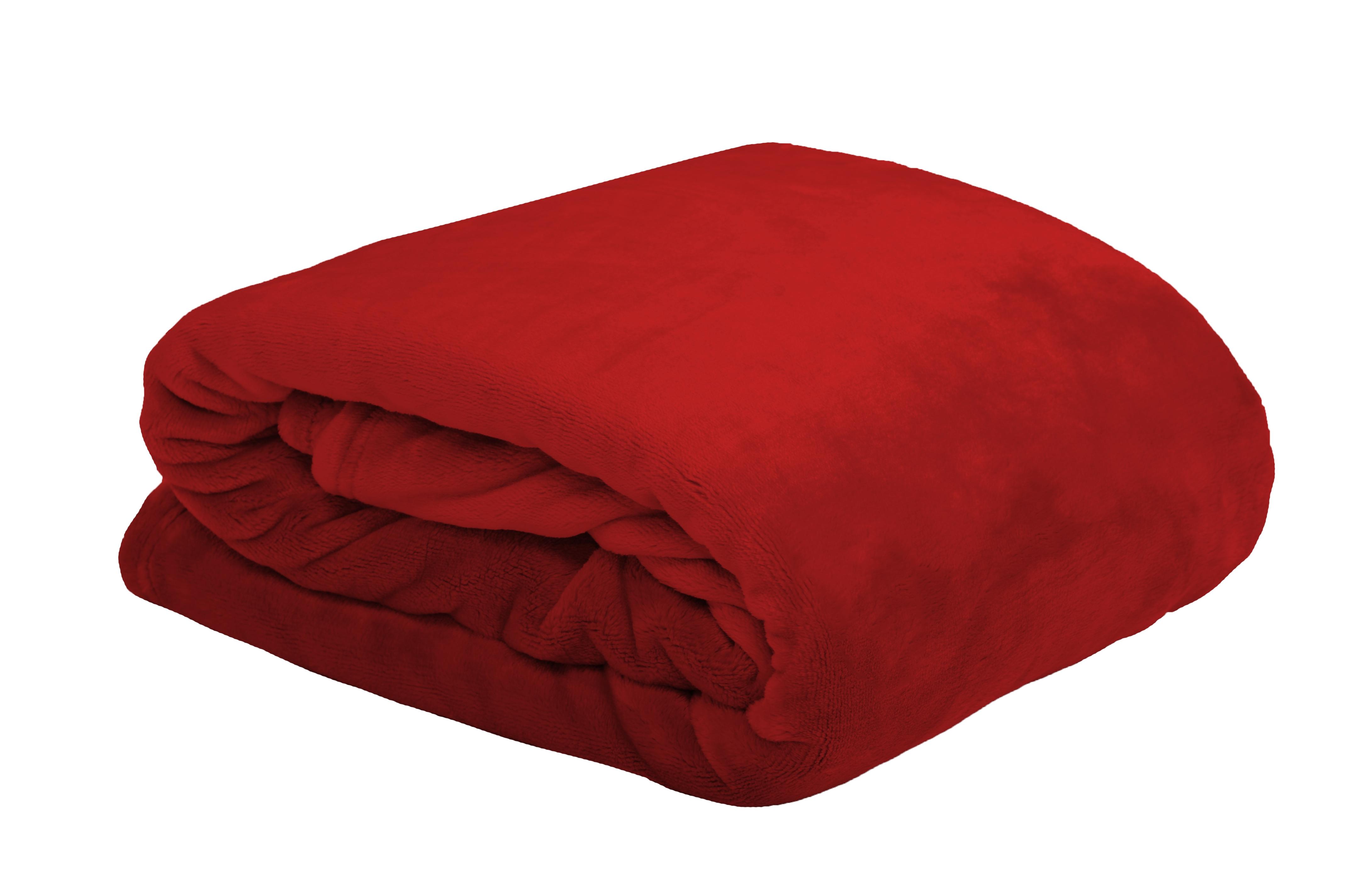 DOUDOU PLAID 130X160CM ROUGE