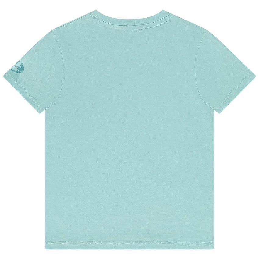 T-shirt manches courtes en jersey print Hawaii pour garçon - Bleu