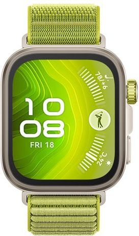 HUAWEI - WATCH FIT 4 Pro - Smartwatch - Groen - Saffierglas en Titanium