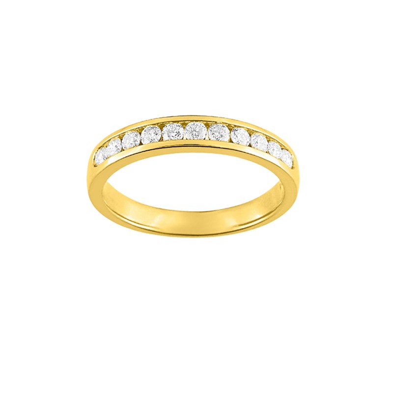 Bague Femme - Or 18 Carats - Diamant