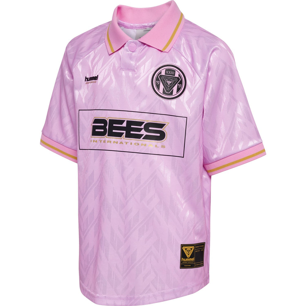 Køb Hummel Pastel Lavender Jr Loose Bay Soccer Jersey S/S