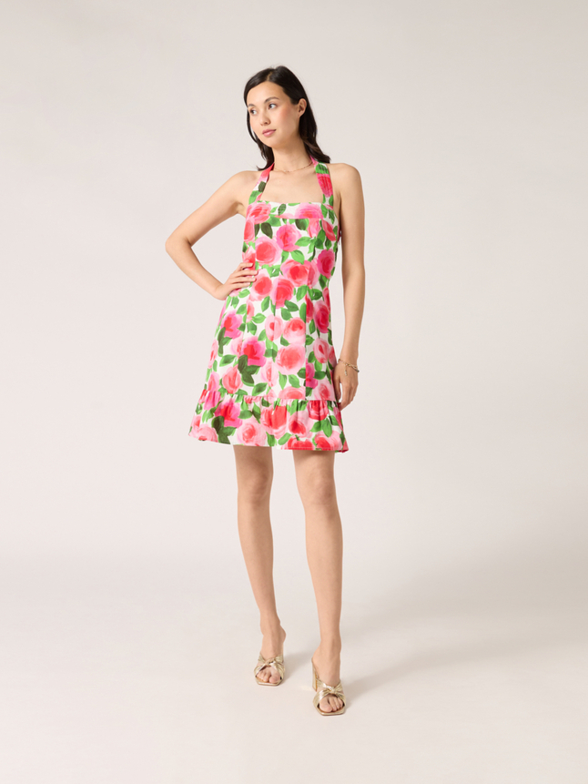 Robe droite imprimée