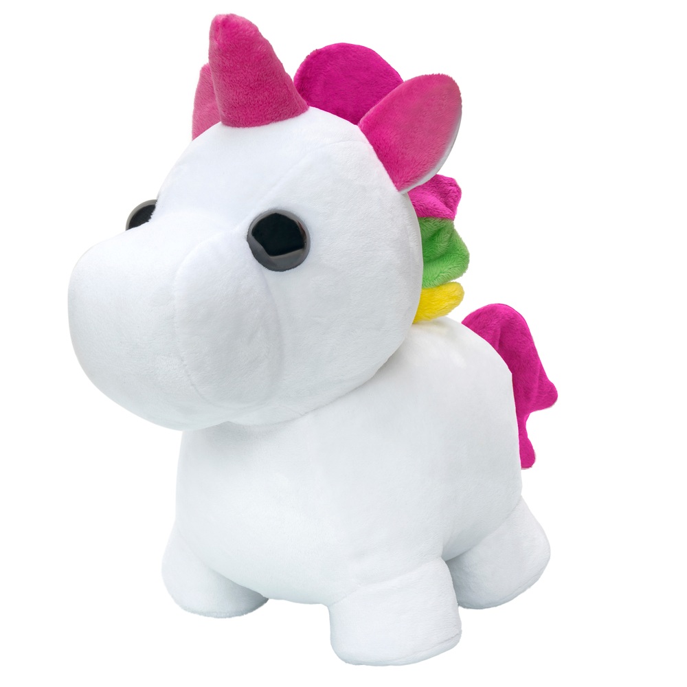 Adoptiere mich! Neonleuchtendes Einhorn, 30 cm Plüschtier