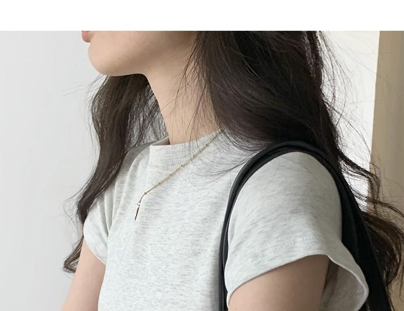 Asilah - T-shirt met korte mouwen en ronde hals