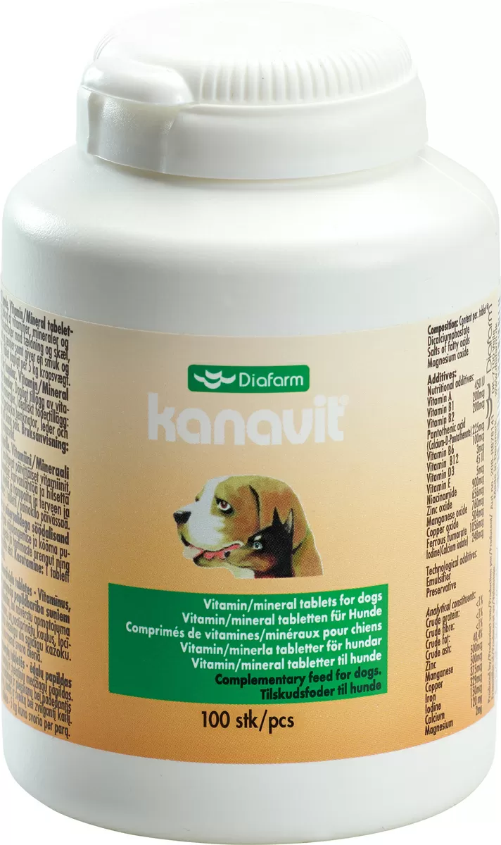 Diafarm Kanavit tabletter - 100 stk