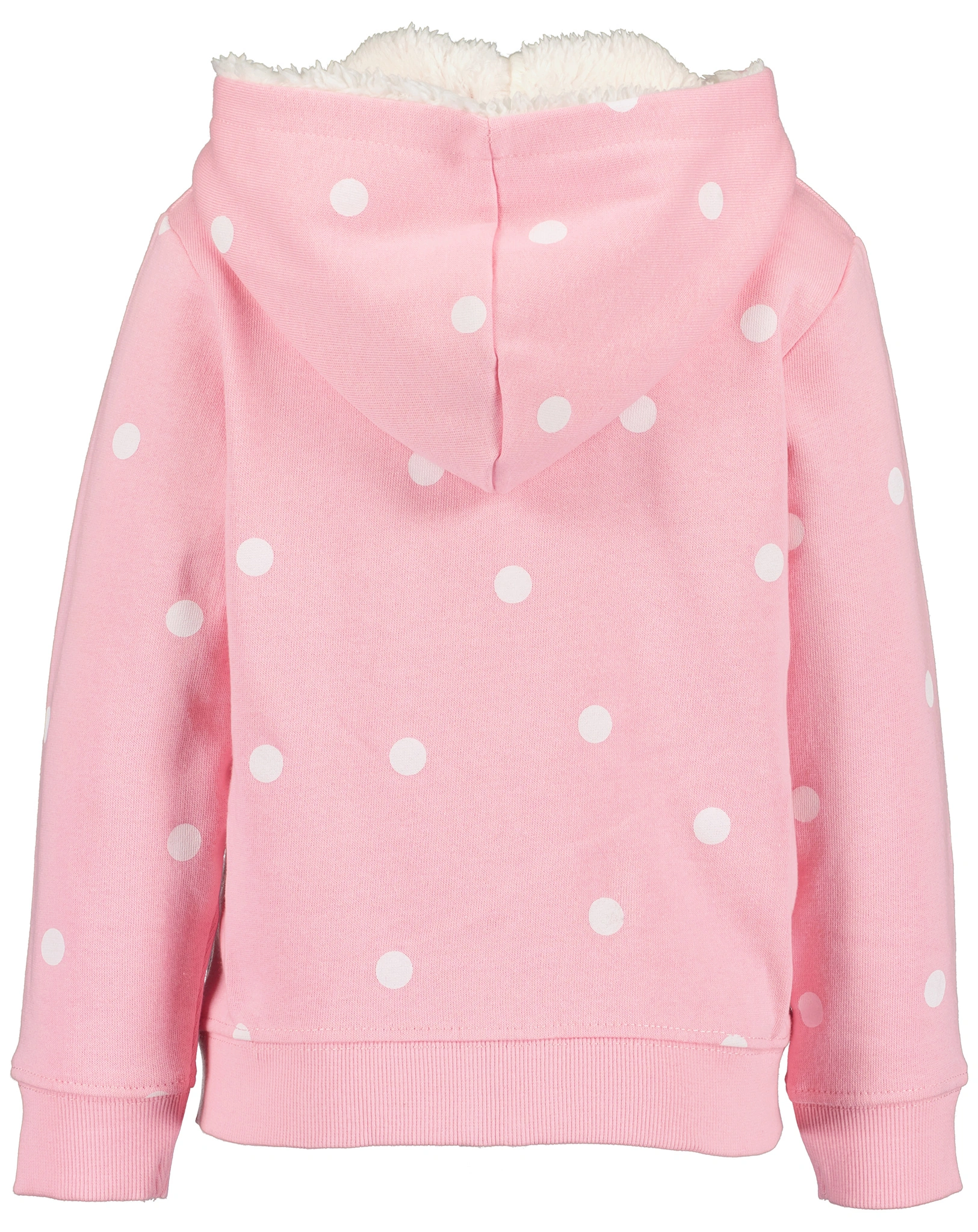 Sweatjacke TEDDY gepunktet in azalee