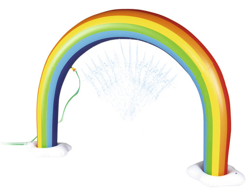 Sprinkler Regenboog Blije Mensen