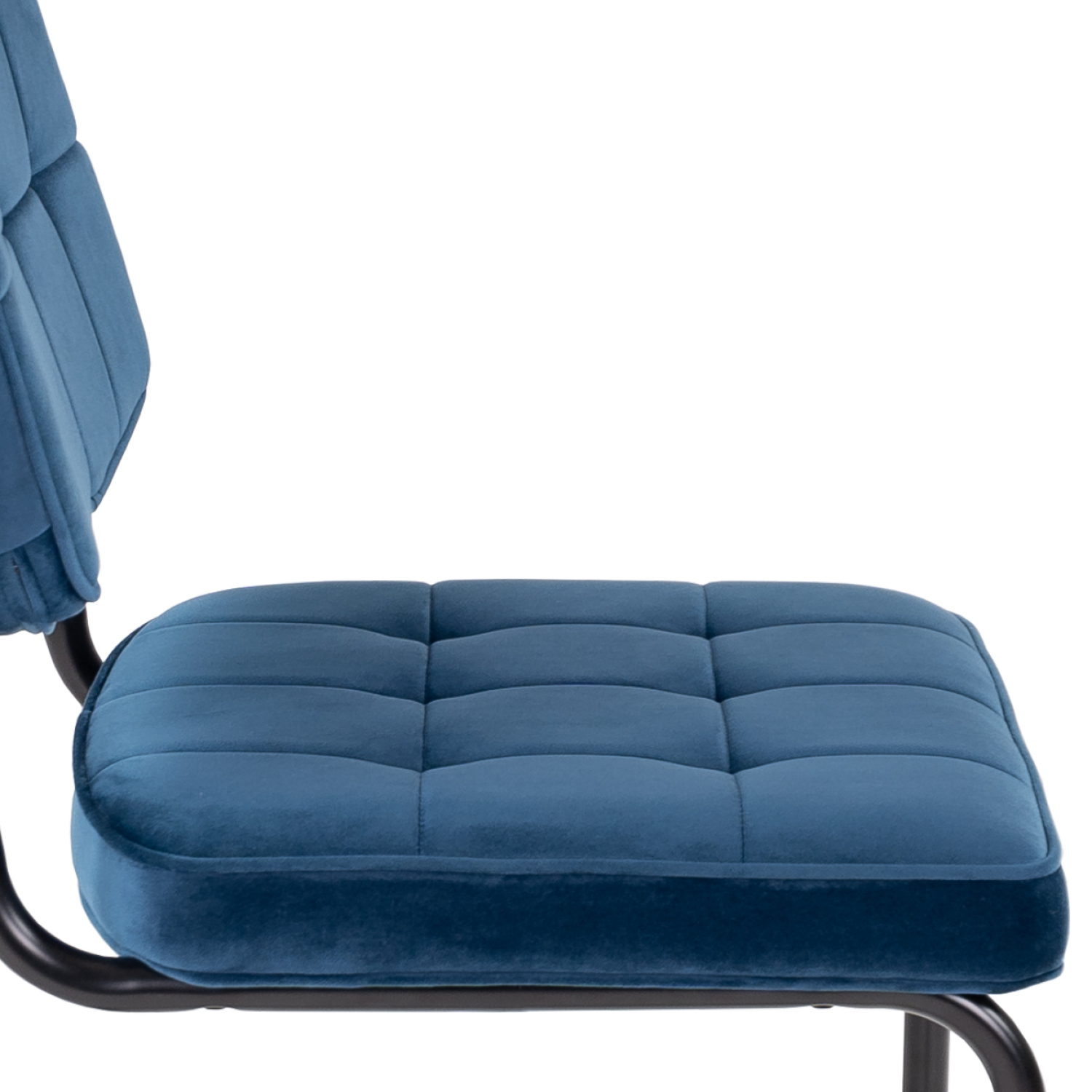 Kick buisframe stoel Ivy - donkerblauw